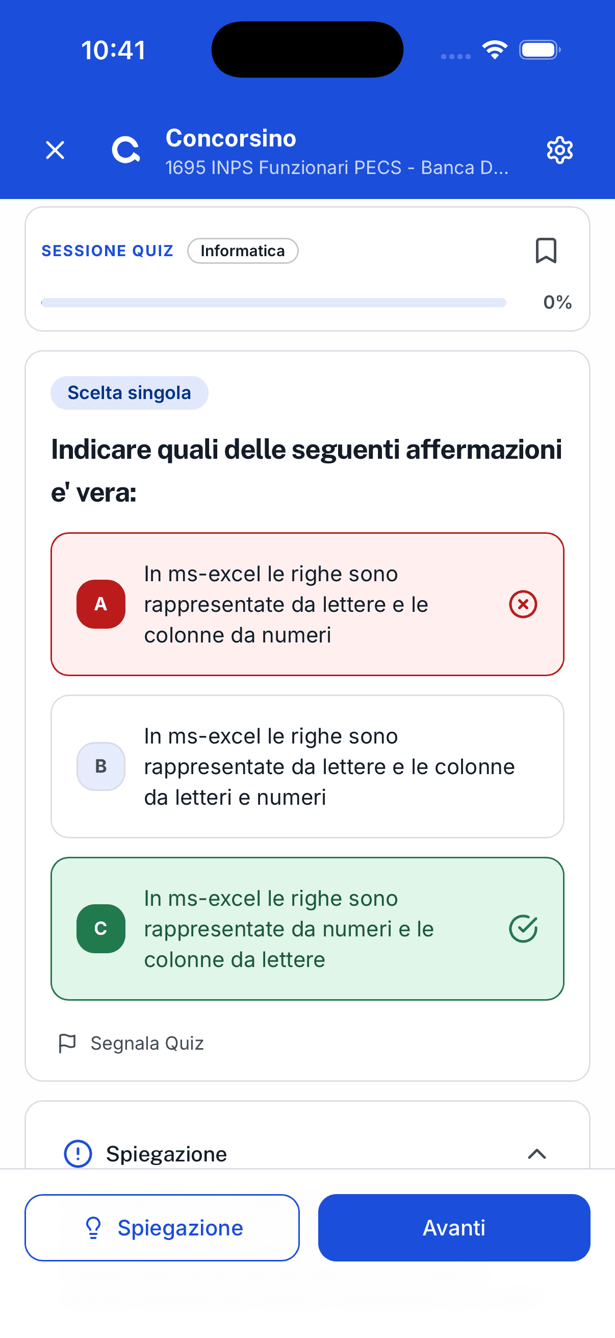 Quiz banca dati concorsi pubblici